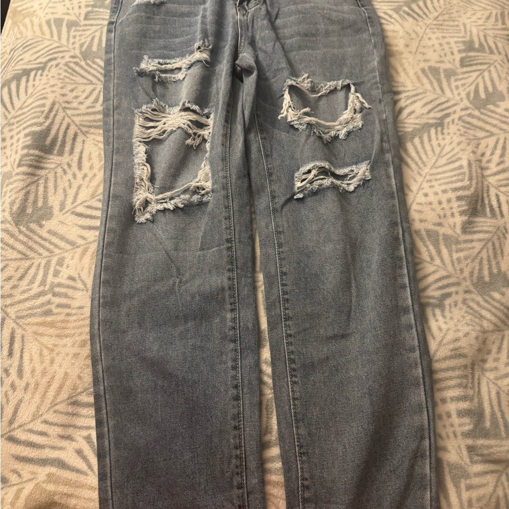 SHEIN Blue Denim Jeans
